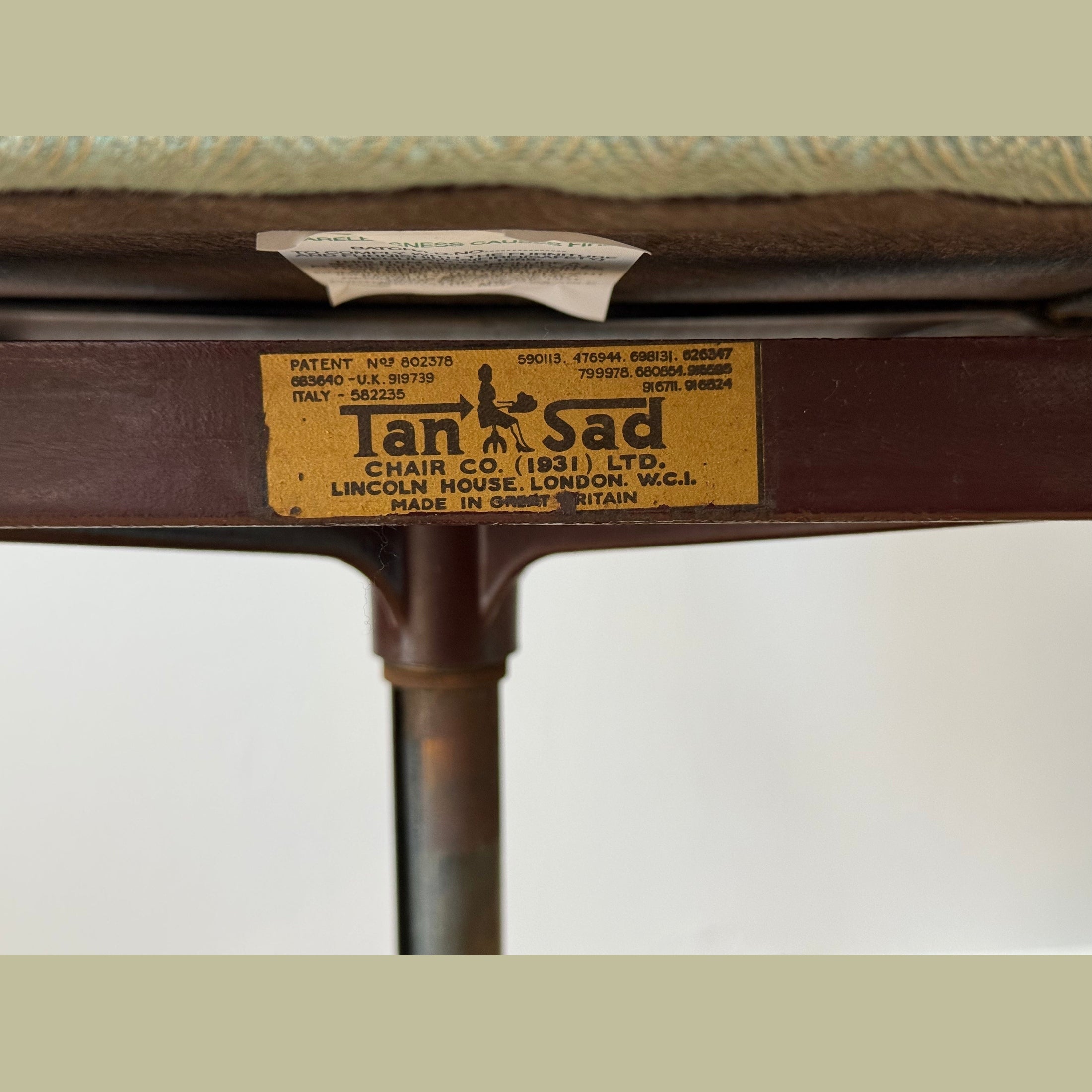 Vintage 1950's-1960's Tan Sad chair