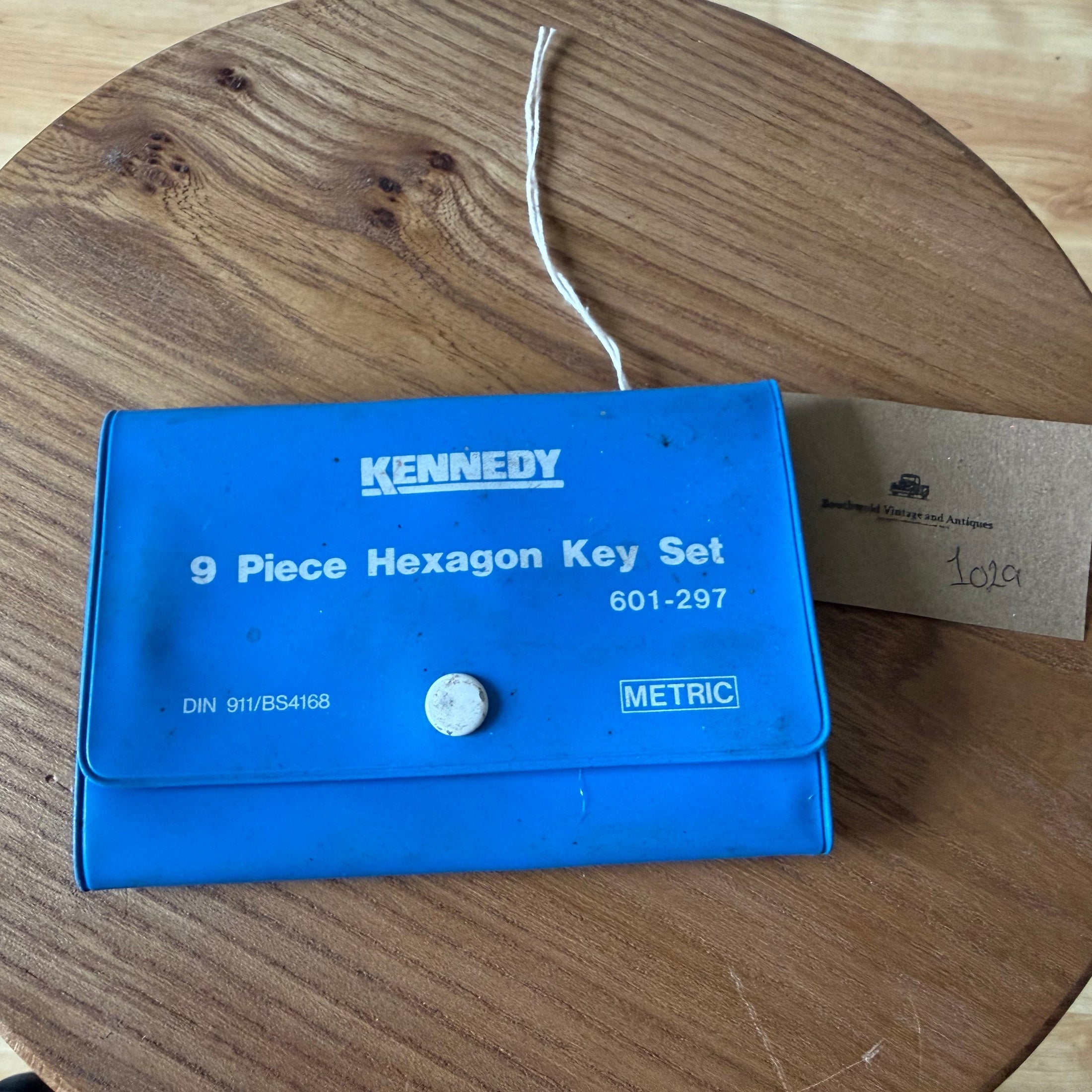 Kennedy Hex keys 601-297, 9 pc Met Din911/bs14168