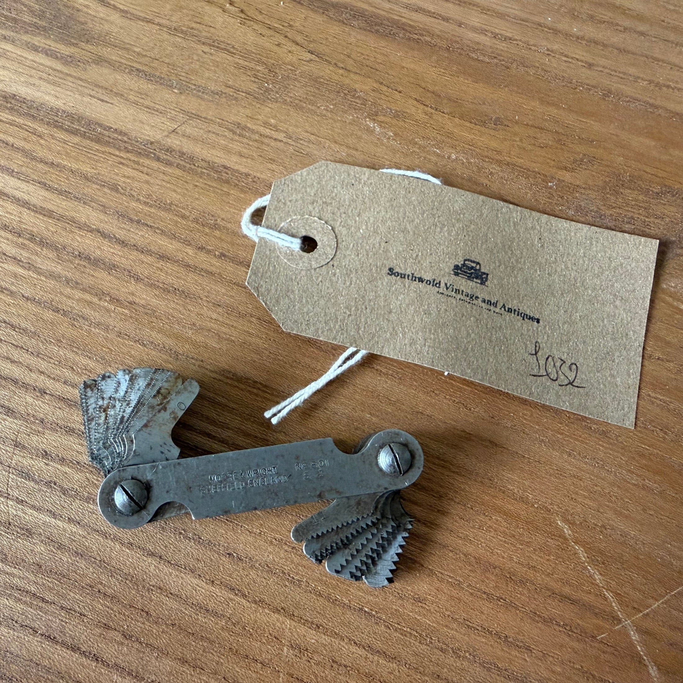 Vintage M+W screw pitch Gauge No 501