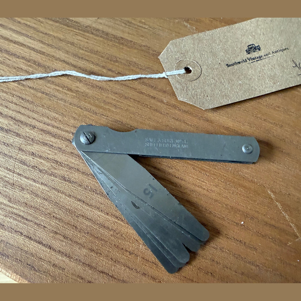 Vintage Safe and Sure feeler gauges