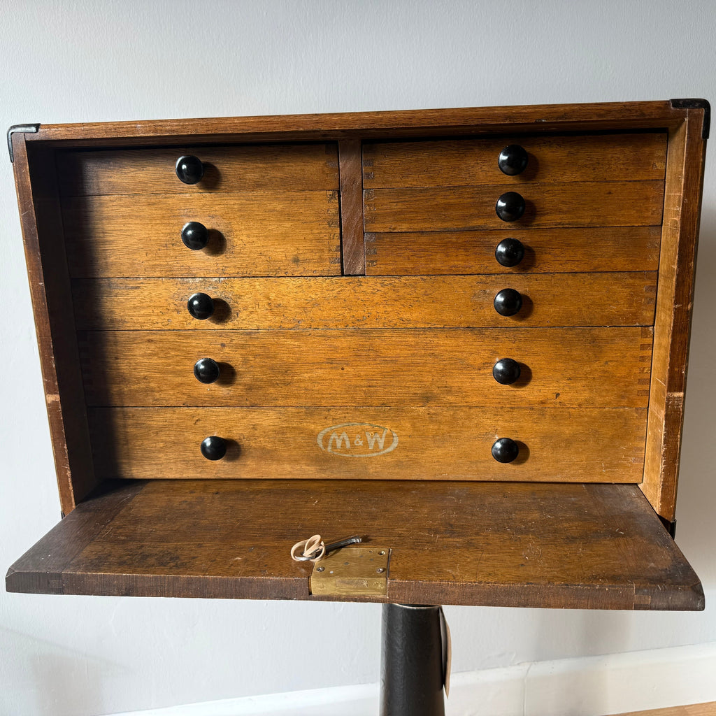 Vintage Moore and Wright Engineers cabinet
