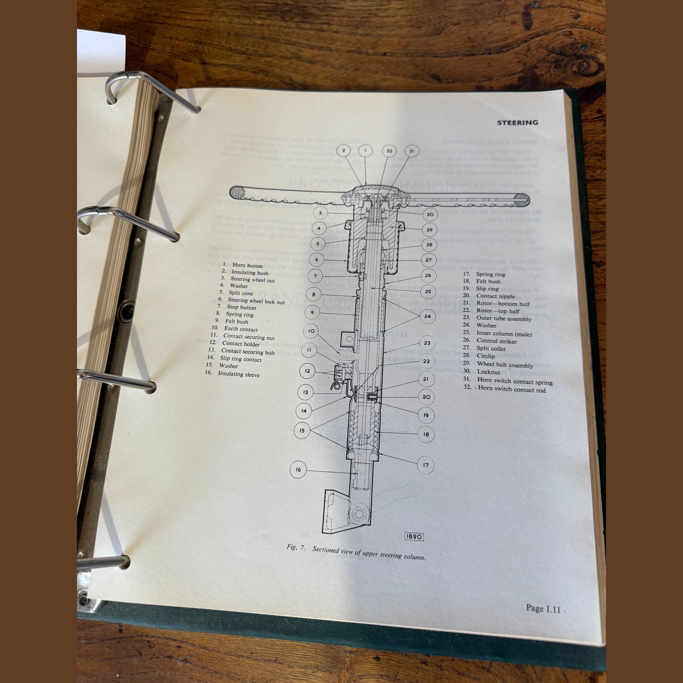 Vintage Jaguar 3.8 E Type GT model Service Manual