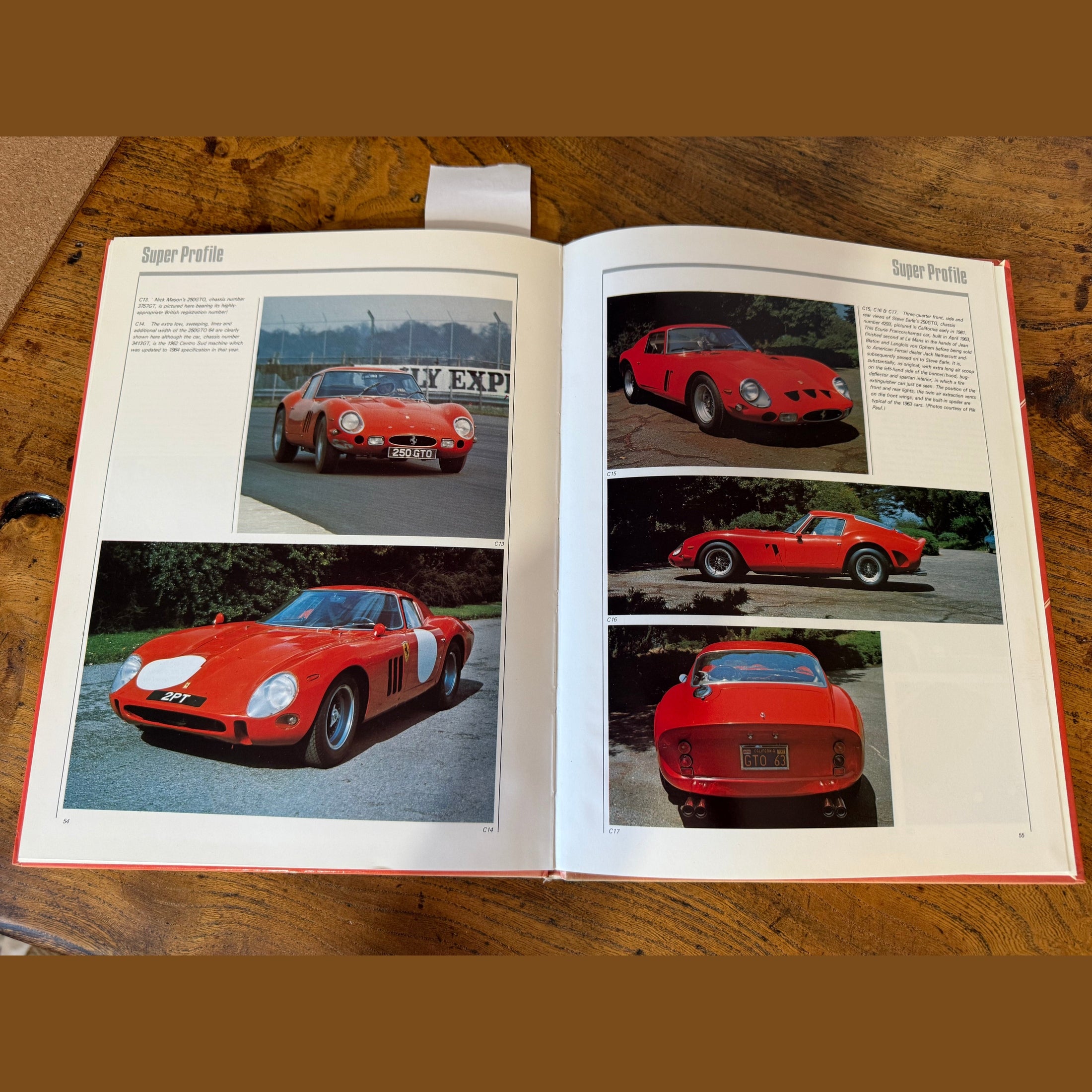 Vintage Ferrari 250 GTO, Super Profile