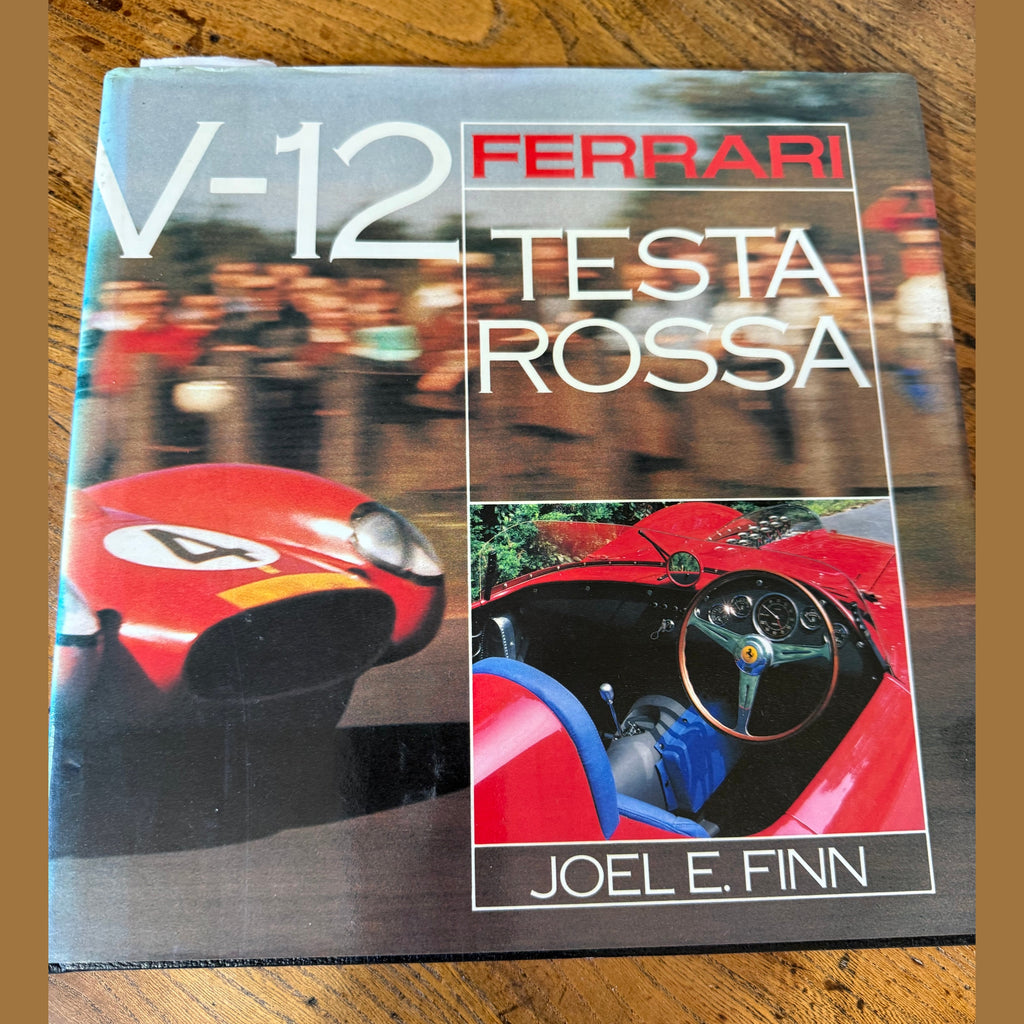 Vintage Ferrari book, V-12, Ferrari Testarossa