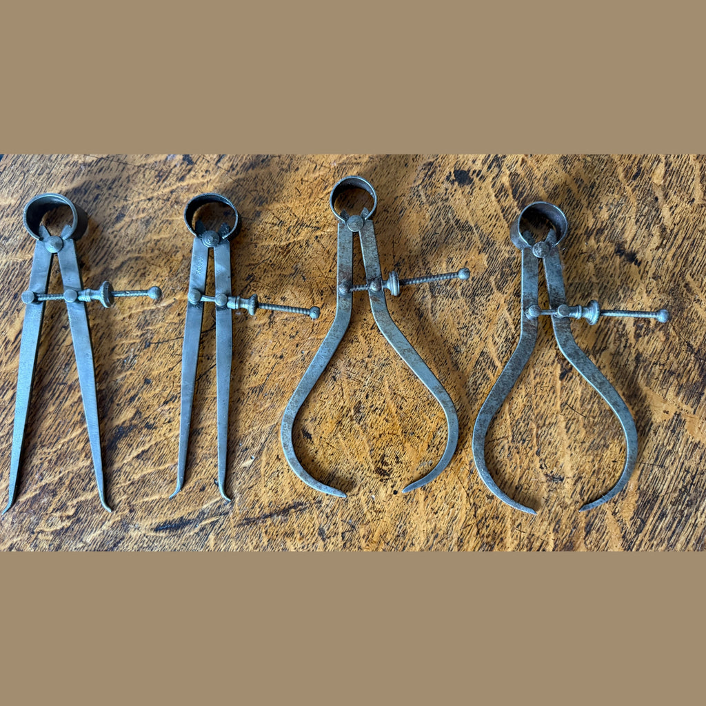 Vintage engineering tools, Calipers.
