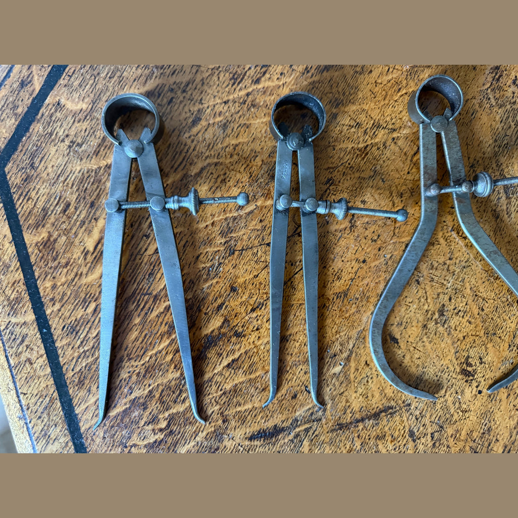 Vintage engineering tools, Calipers.