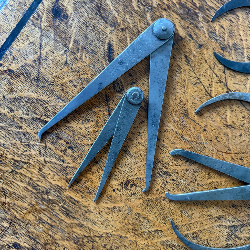 Vintage engineering tools, Calipers.