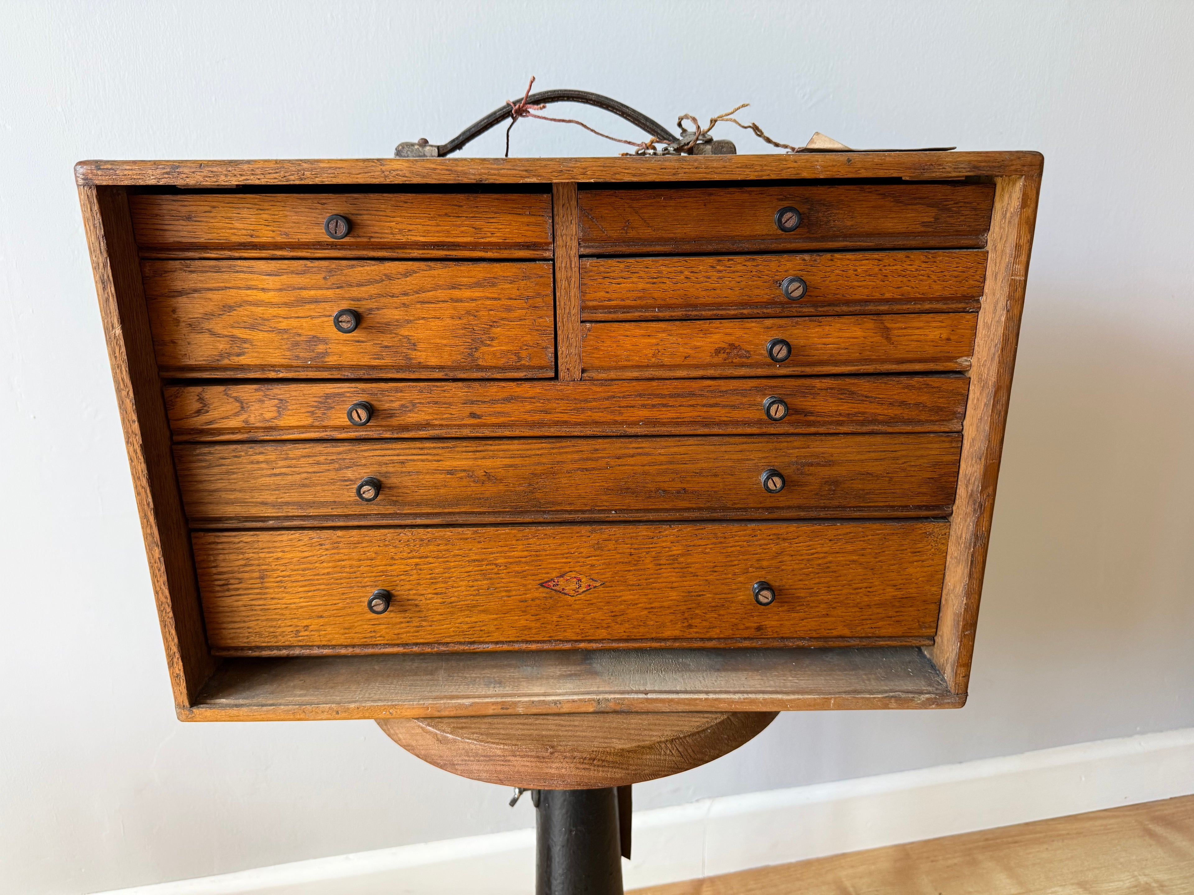 Vintage Neilson's Engineers tool chest/box