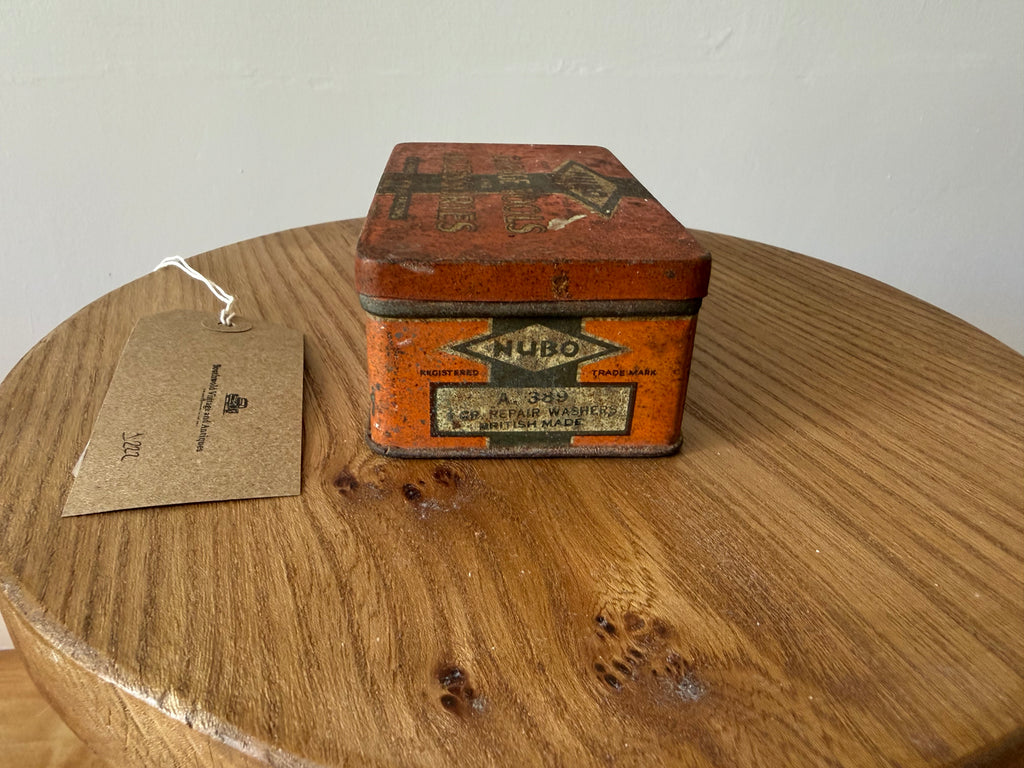 Vintage Nubo display tin.