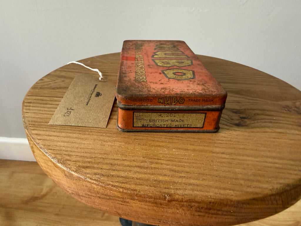 Vintage Nubo display tin.