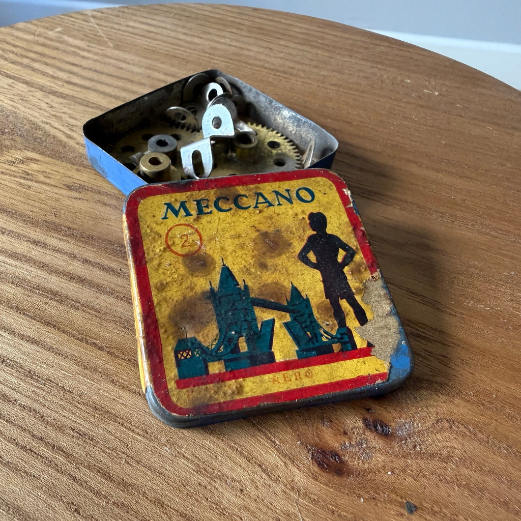 Vintage Meccano tin