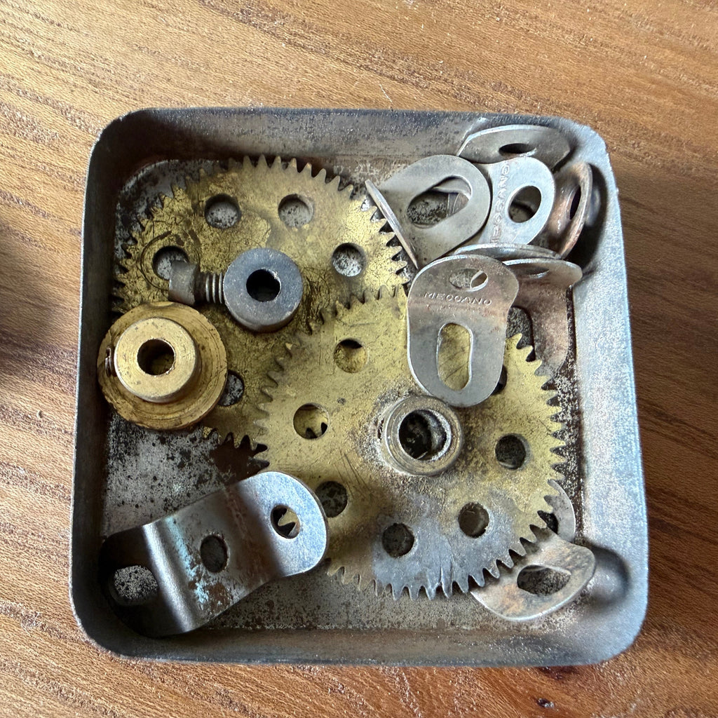 Vintage Meccano tin