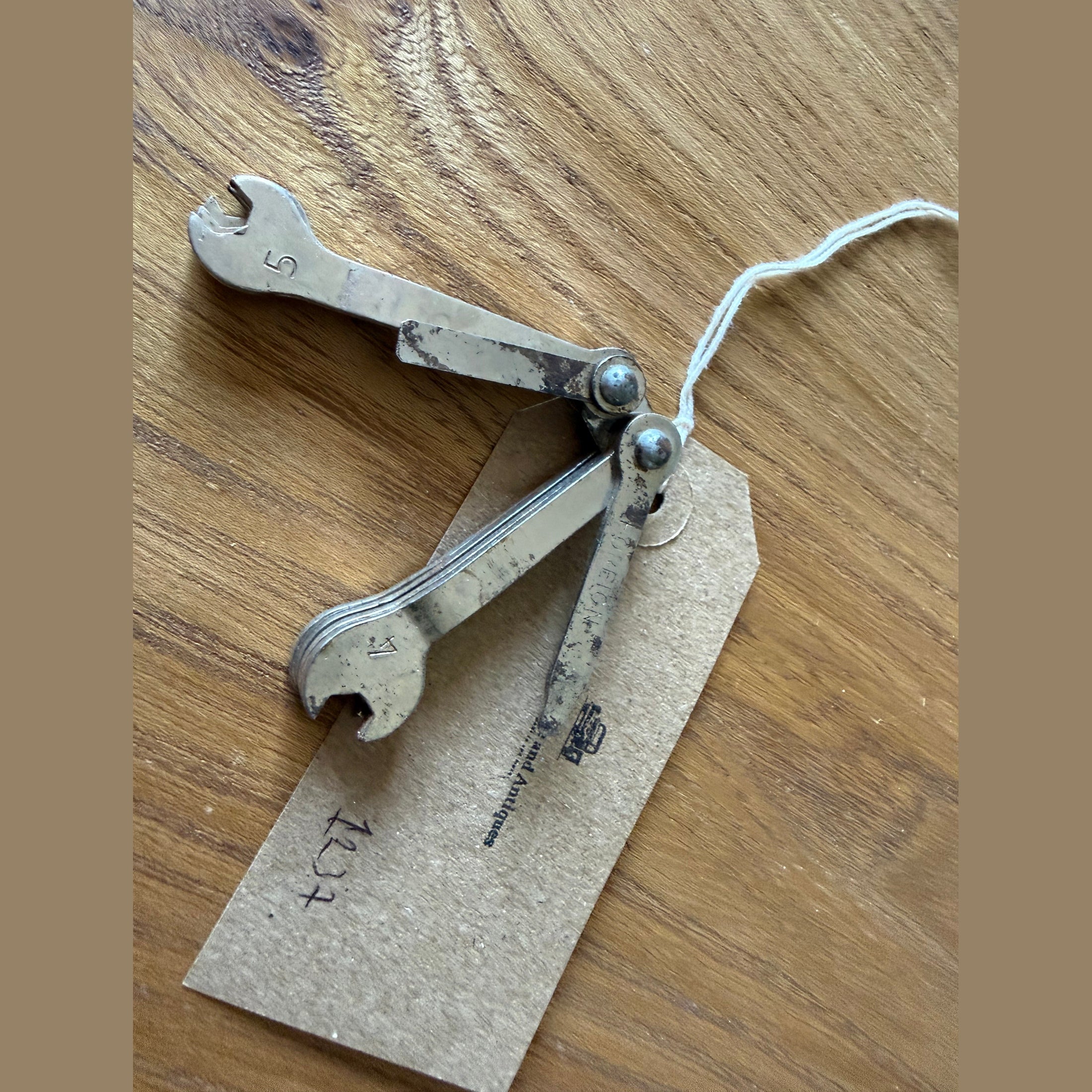 Vintage small spanner set by Foreign.