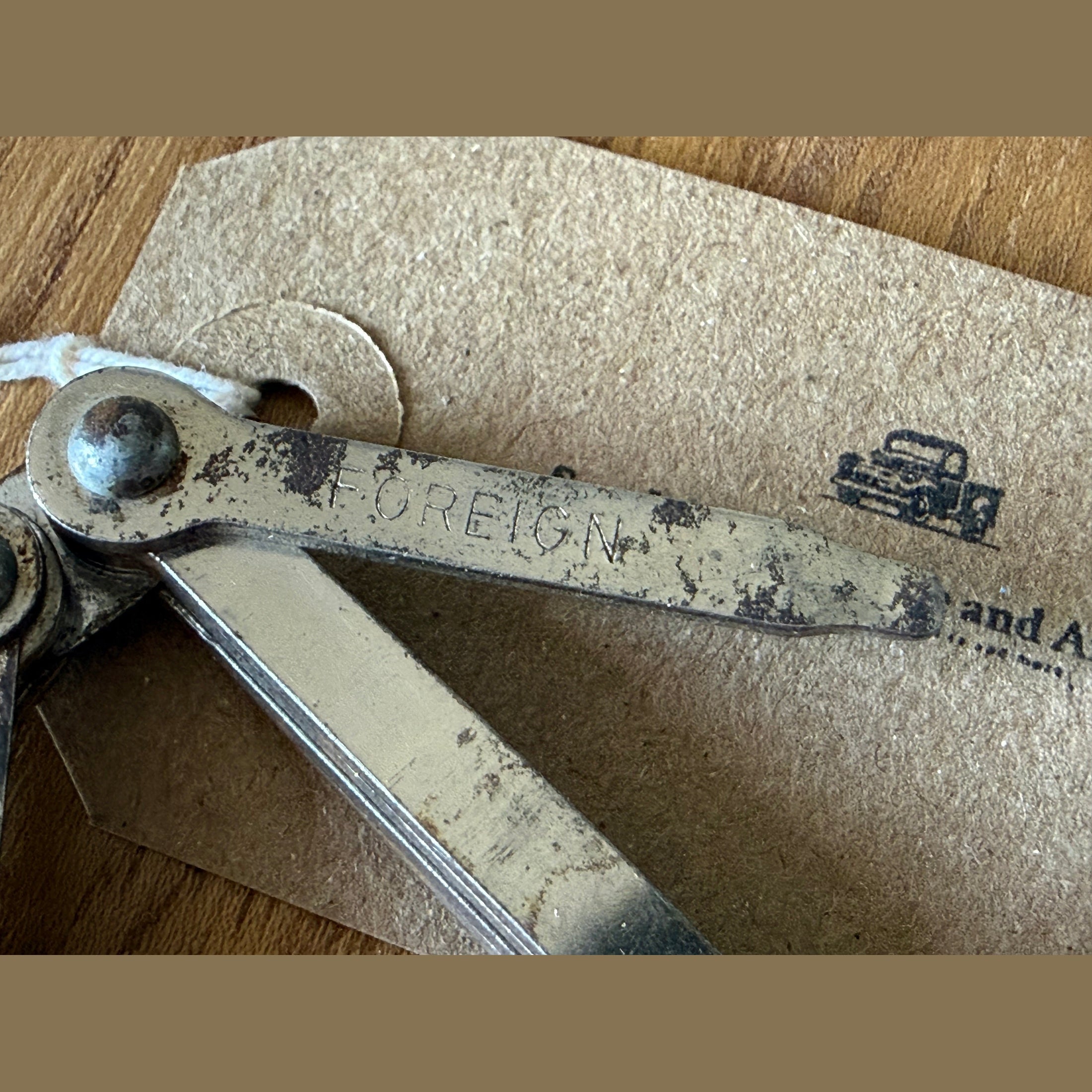 Vintage small spanner set by Foreign.