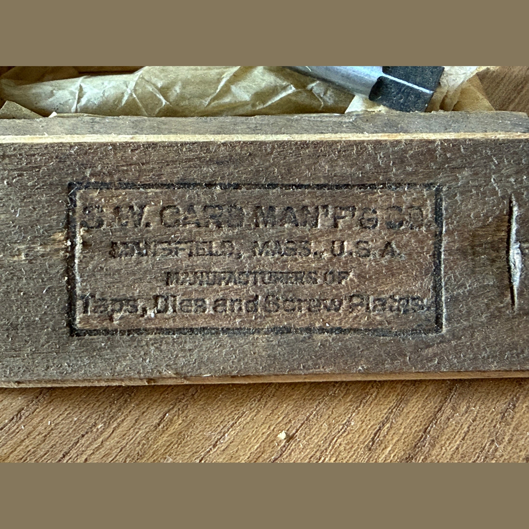 Vintage tap set by SW Card