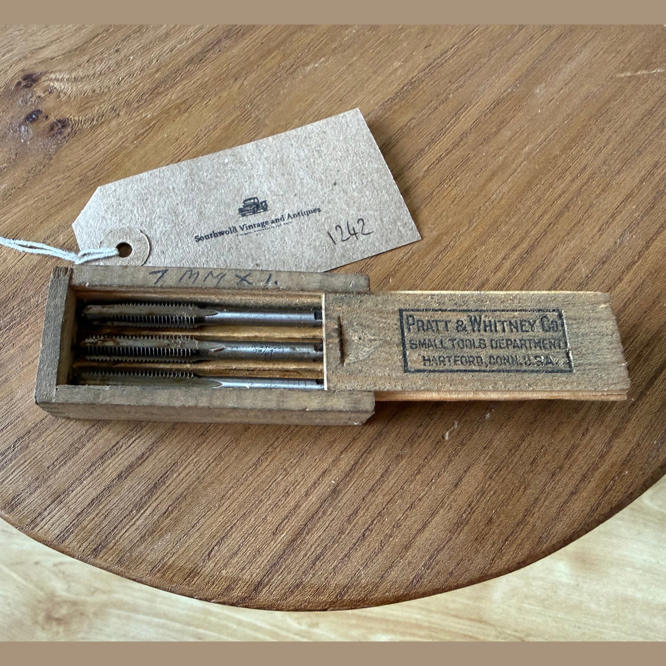 Vintage tap set by Pratt and Whitney