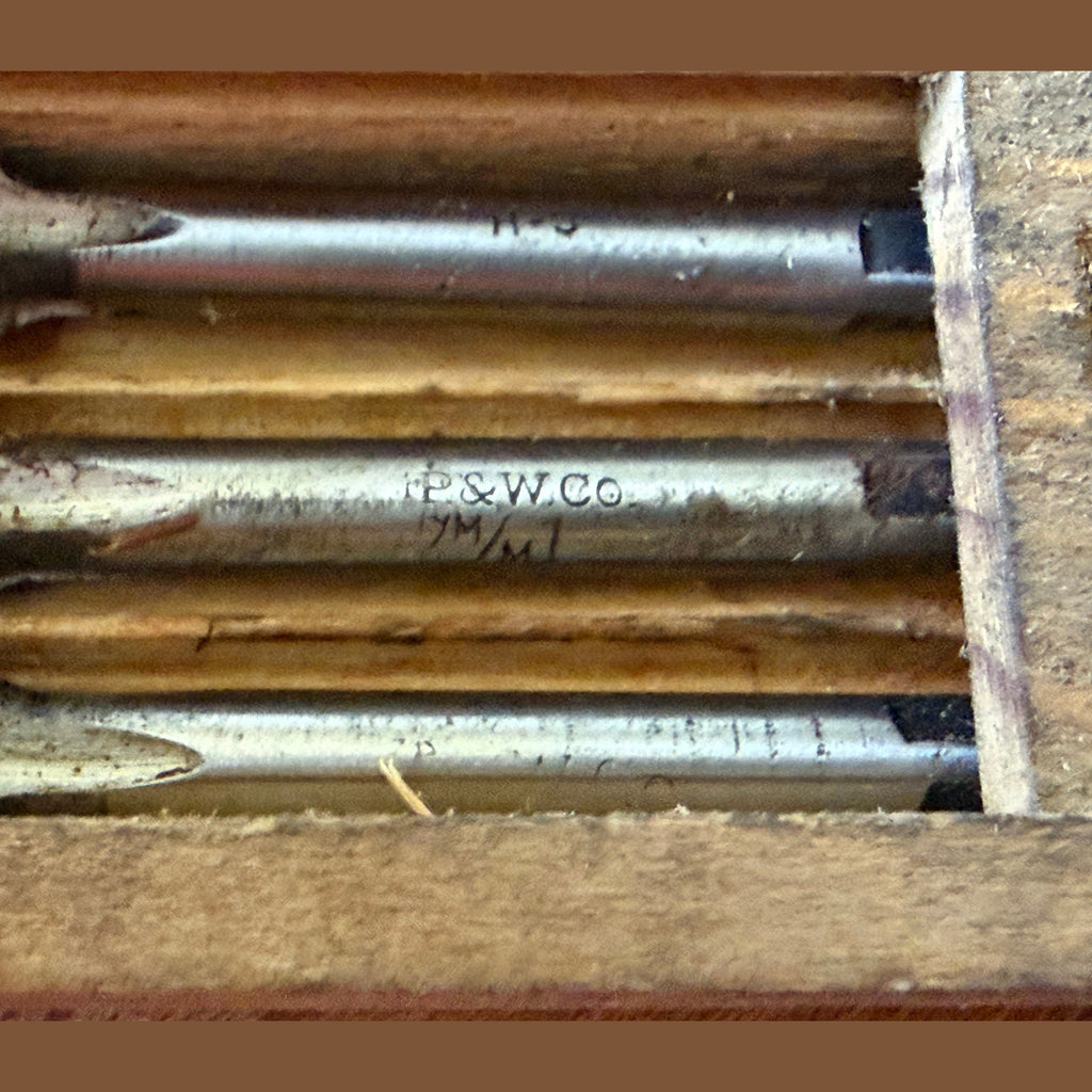 Vintage tap set by Pratt and Whitney