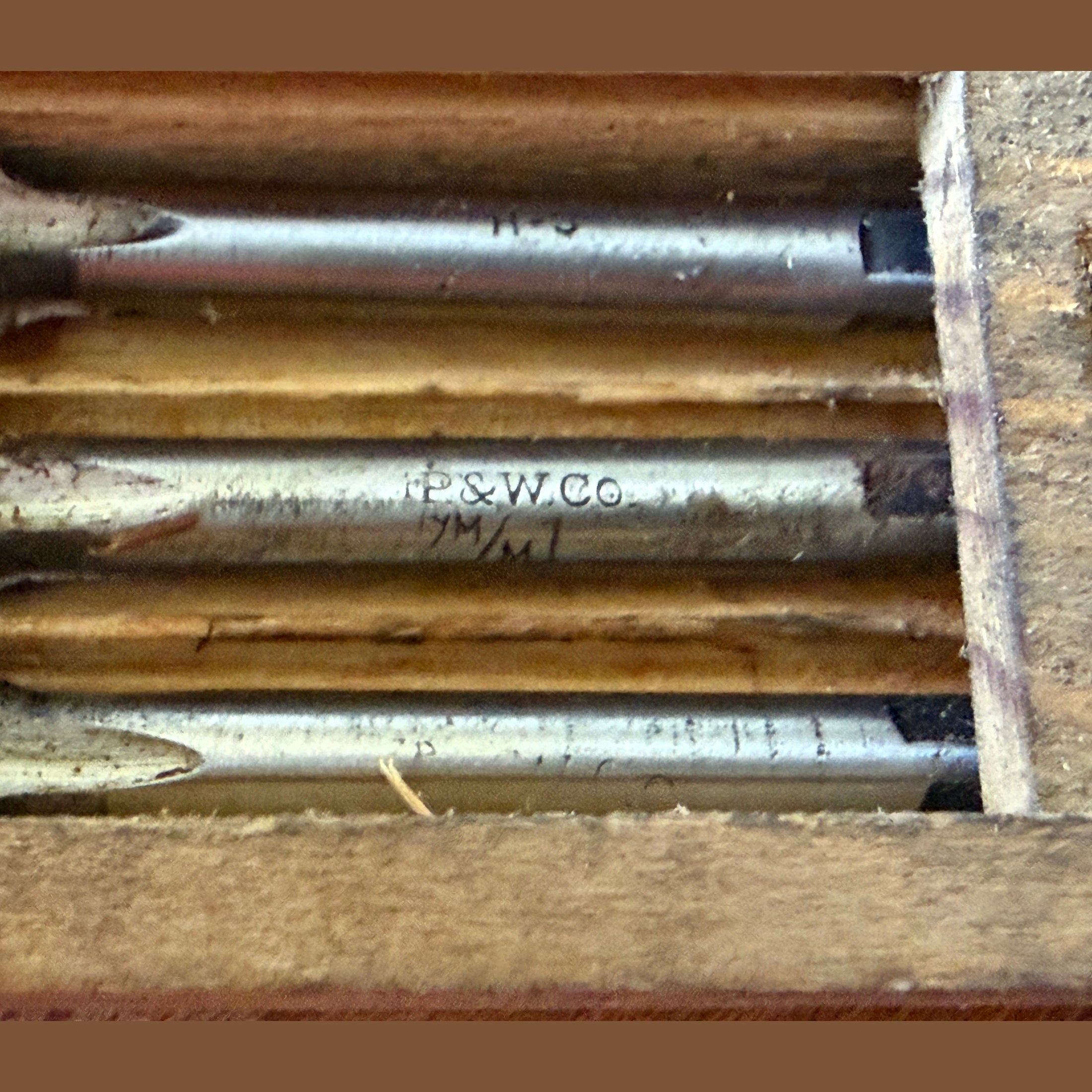Vintage tap set by Pratt and Whitney
