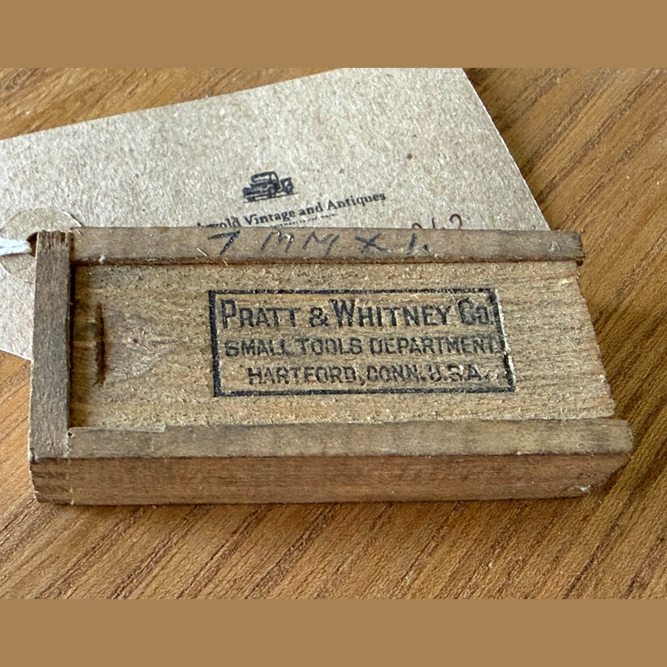 Vintage tap set by Pratt and Whitney