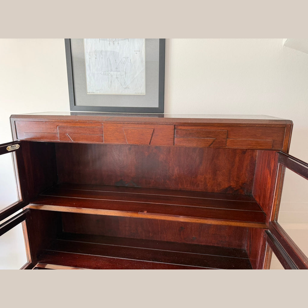 Vintage Minty of Oxford Library bookcase Antique Bookcase