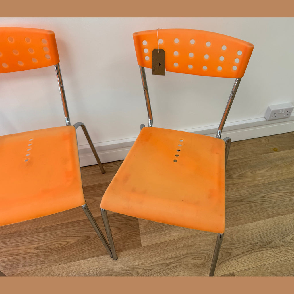 Set of 4 dining chairs designed by Umberto Bertoni, for Deta Casa.