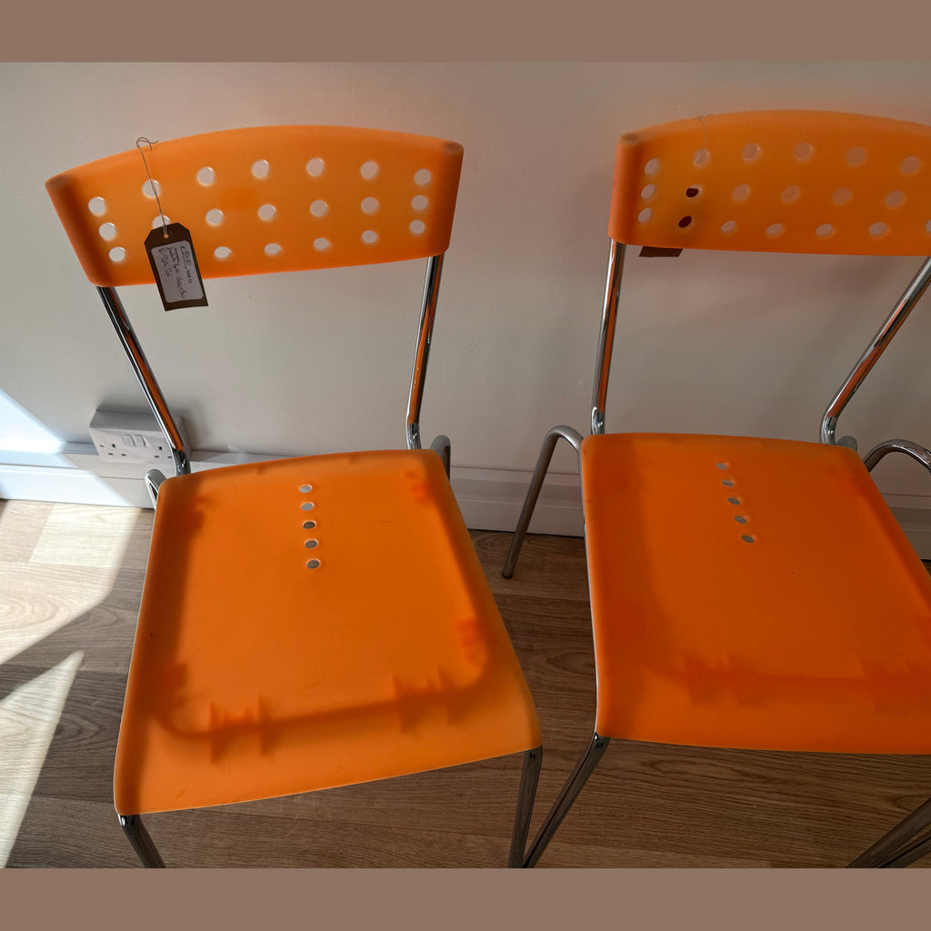 Set of 4 dining chairs designed by Umberto Bertoni, for Deta Casa.