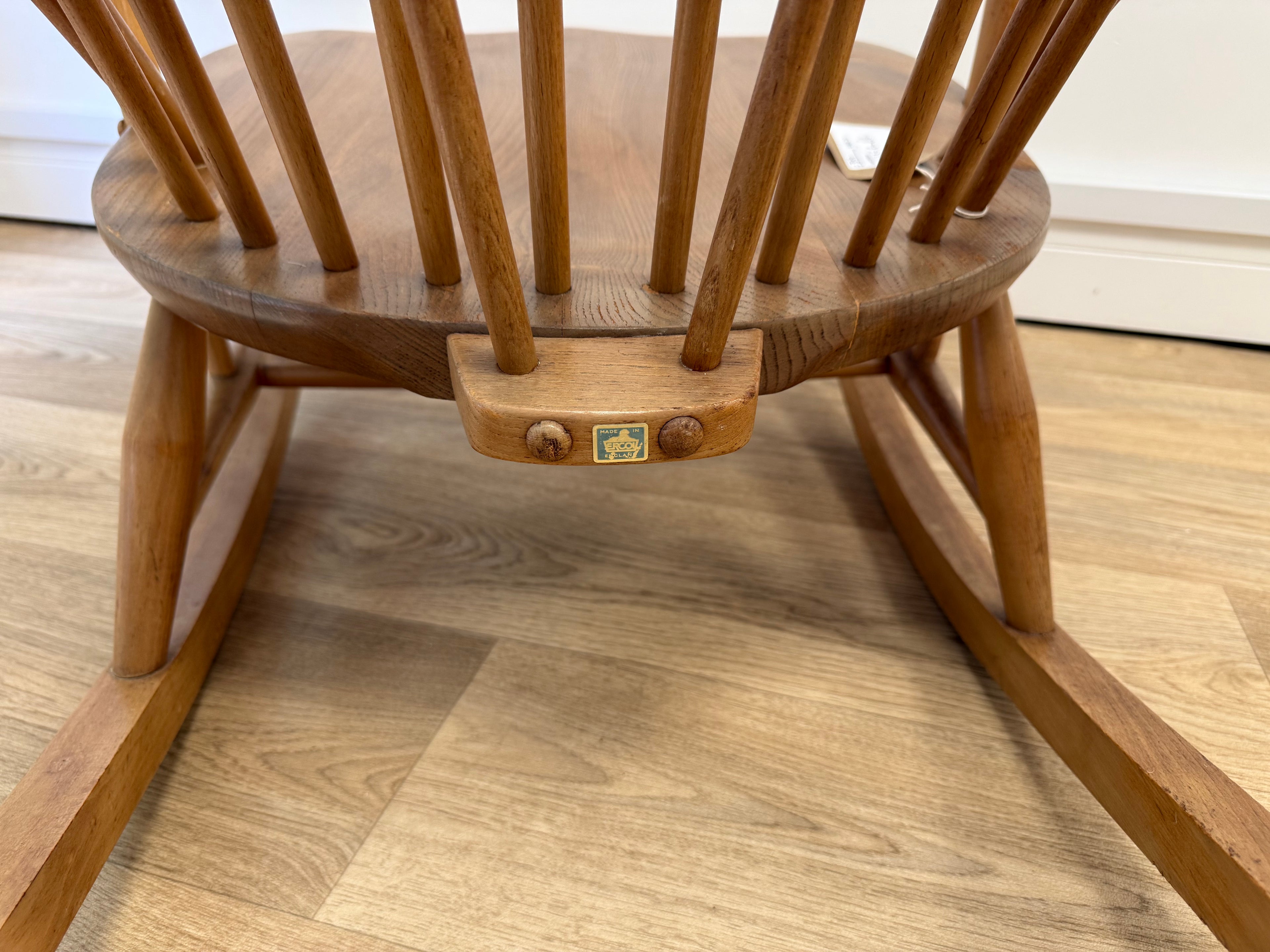 Vintage Ercol Grandfather rocking chair Model 315