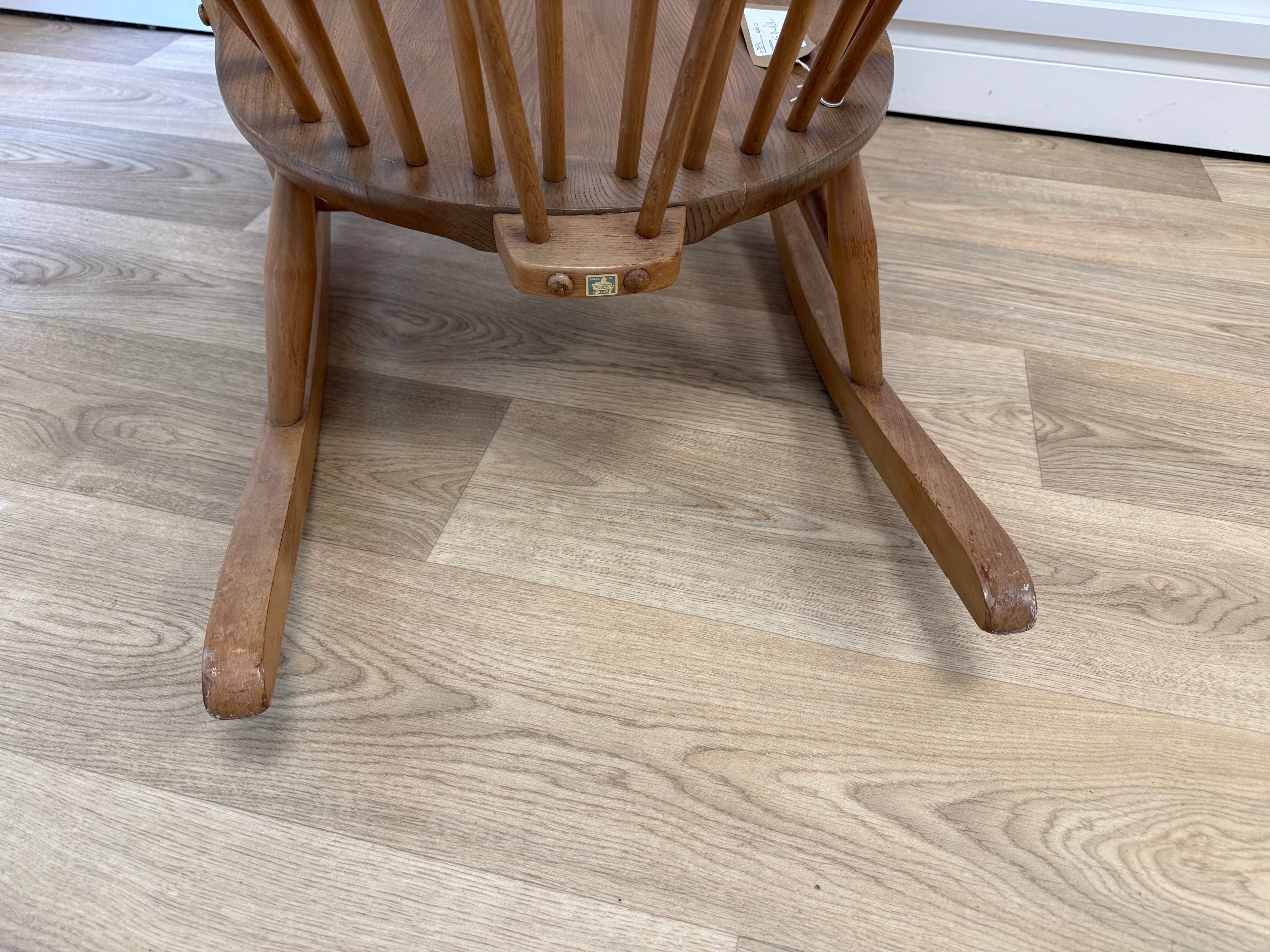 Vintage Ercol Grandfather rocking chair Model 315
