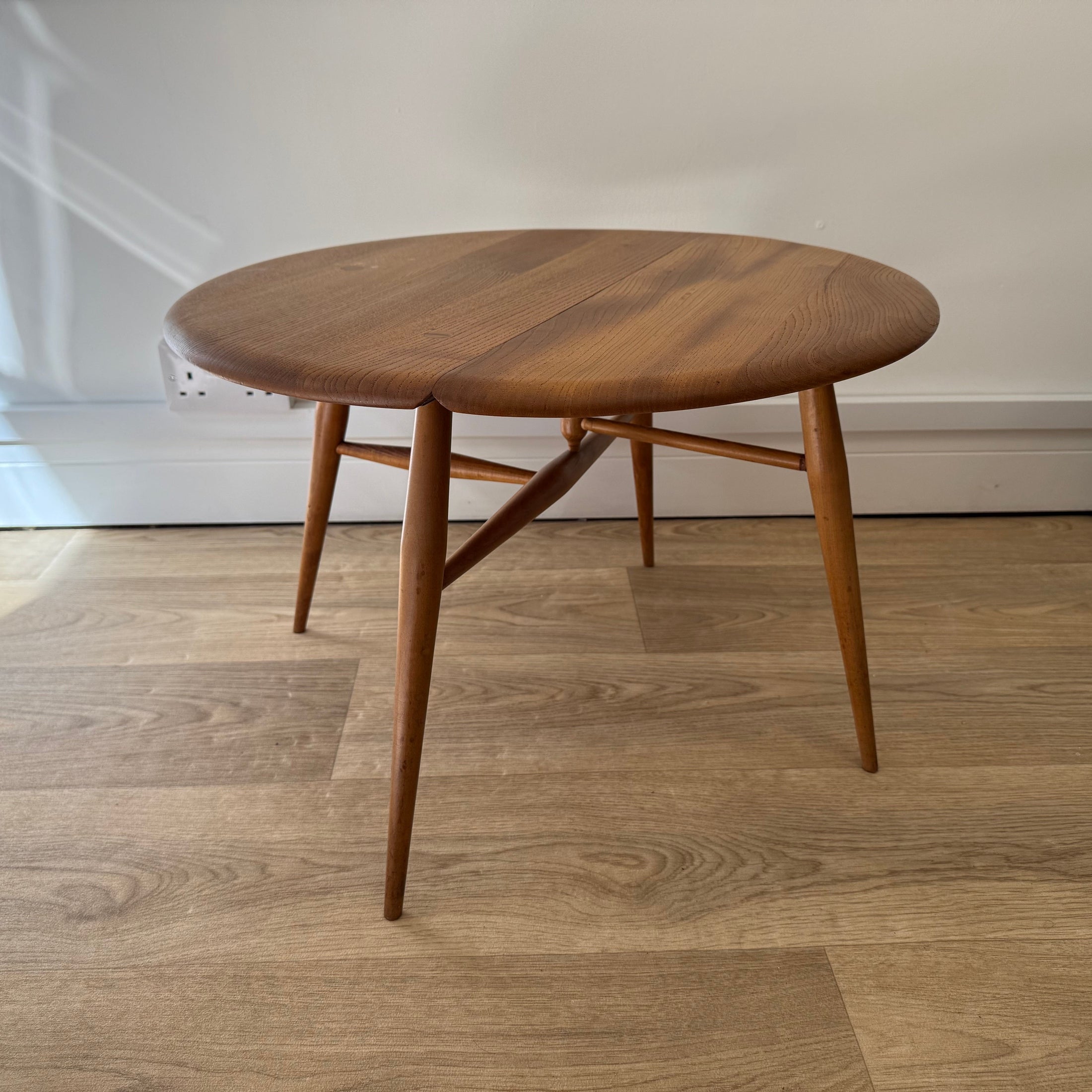 Vintage Ercol drop leaf occasional/coffee table
