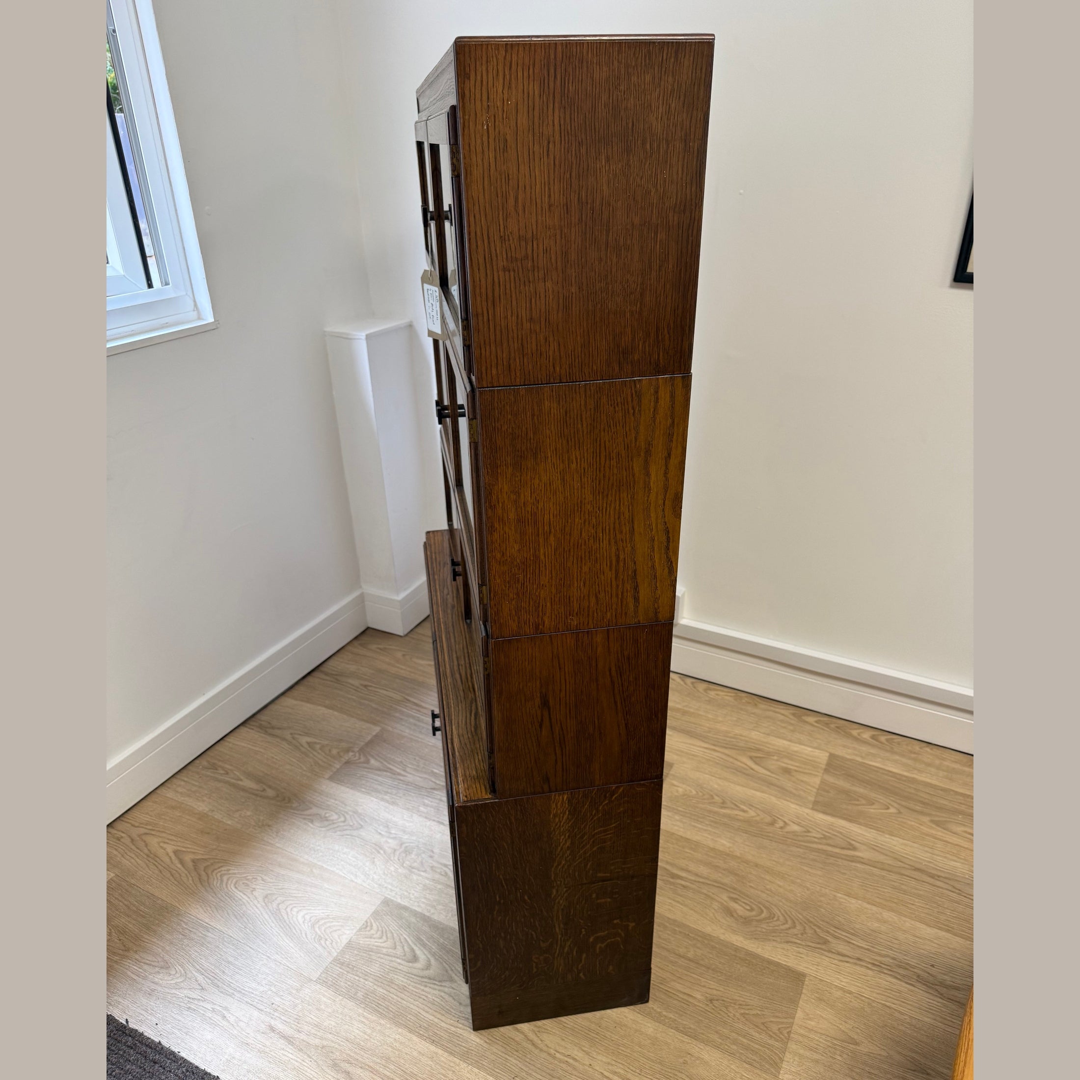 Vintage Minty of Oxford glazed bookcase