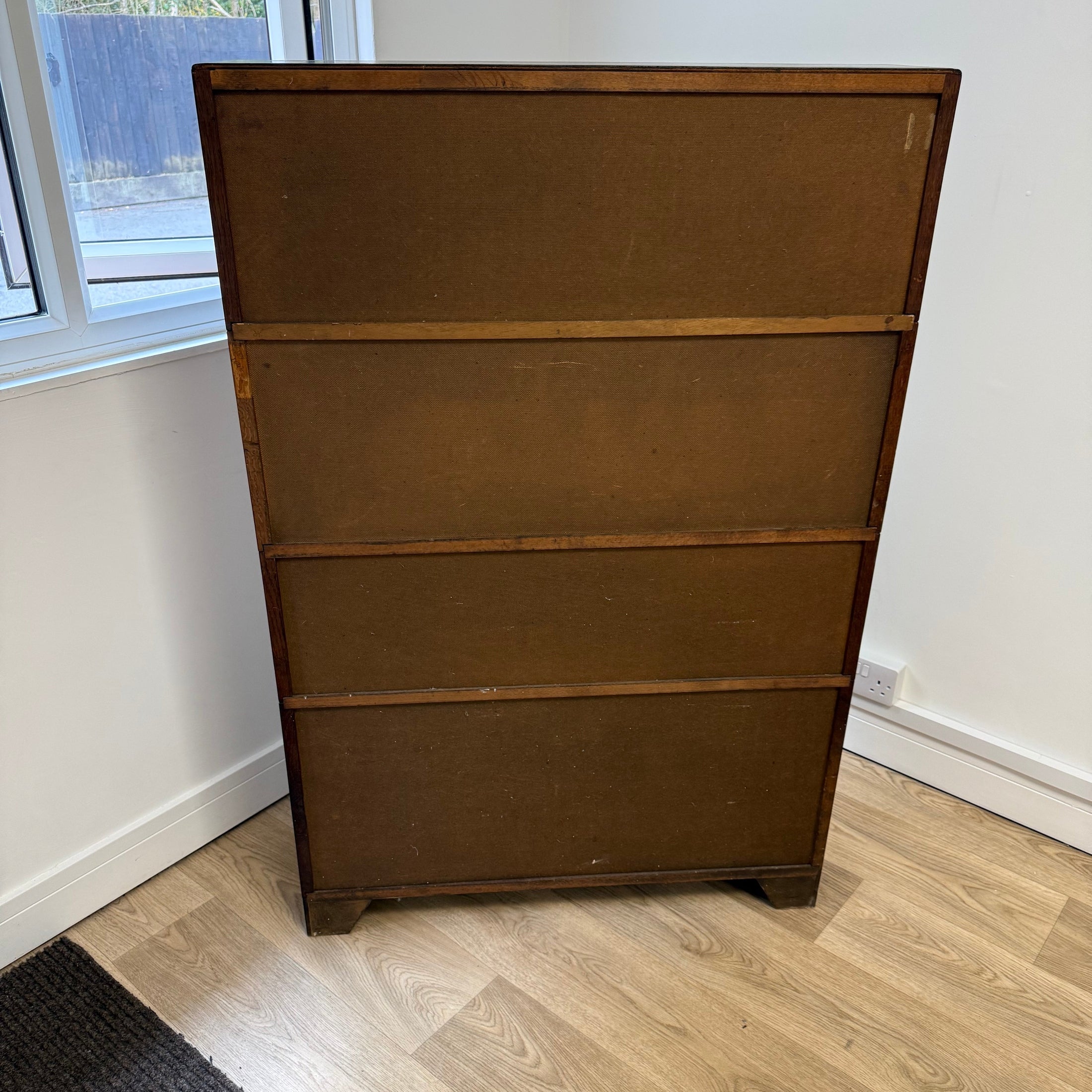 Vintage Minty of Oxford glazed bookcase
