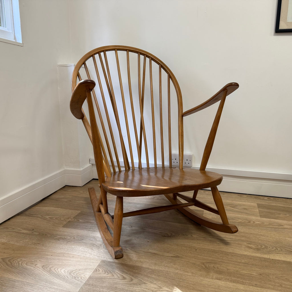 Vintage Ercol Grandfather rocking chair Model 315