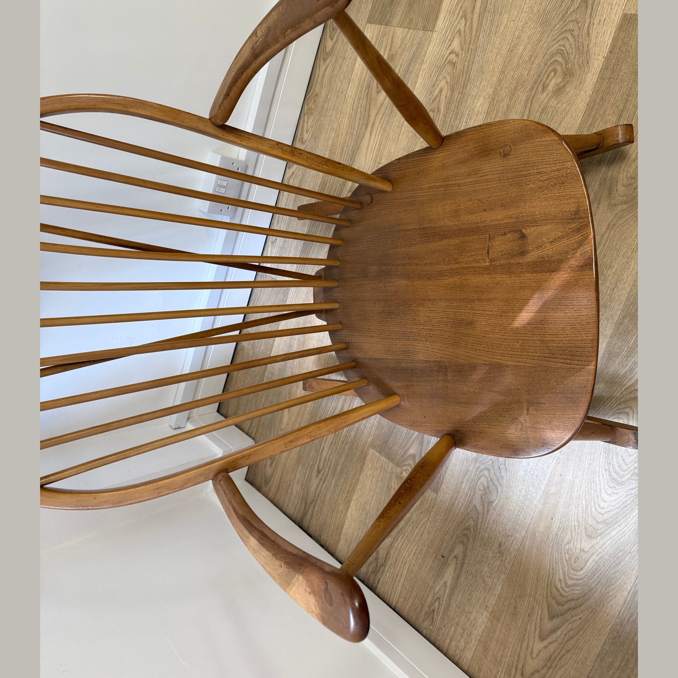 Vintage Ercol Grandfather rocking chair Model 315