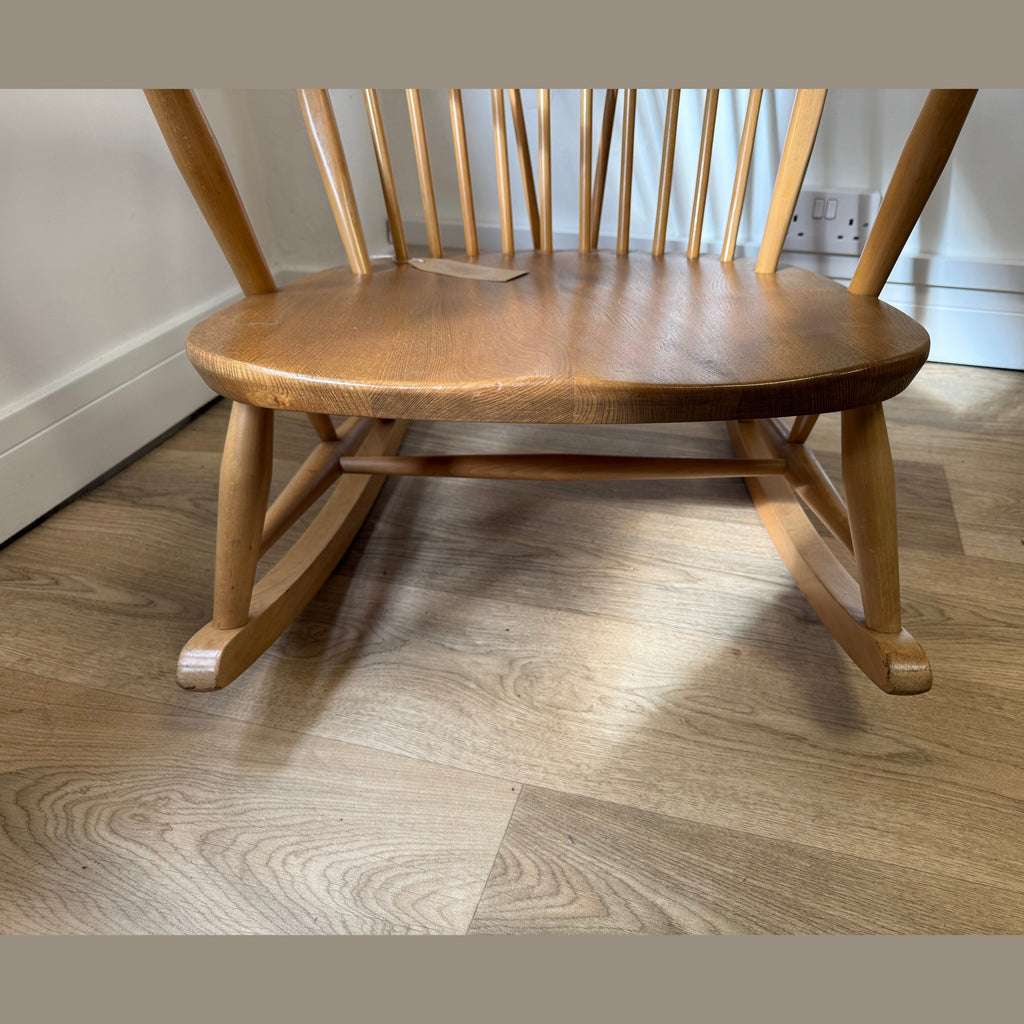 Vintage Ercol 315 Grandfather rocking chair.