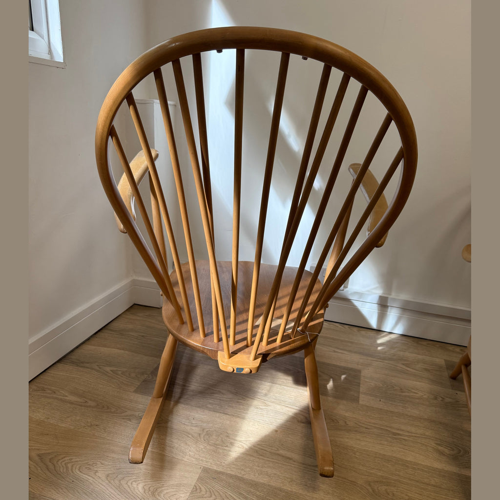 Vintage Ercol 315 Grandfather rocking chair.