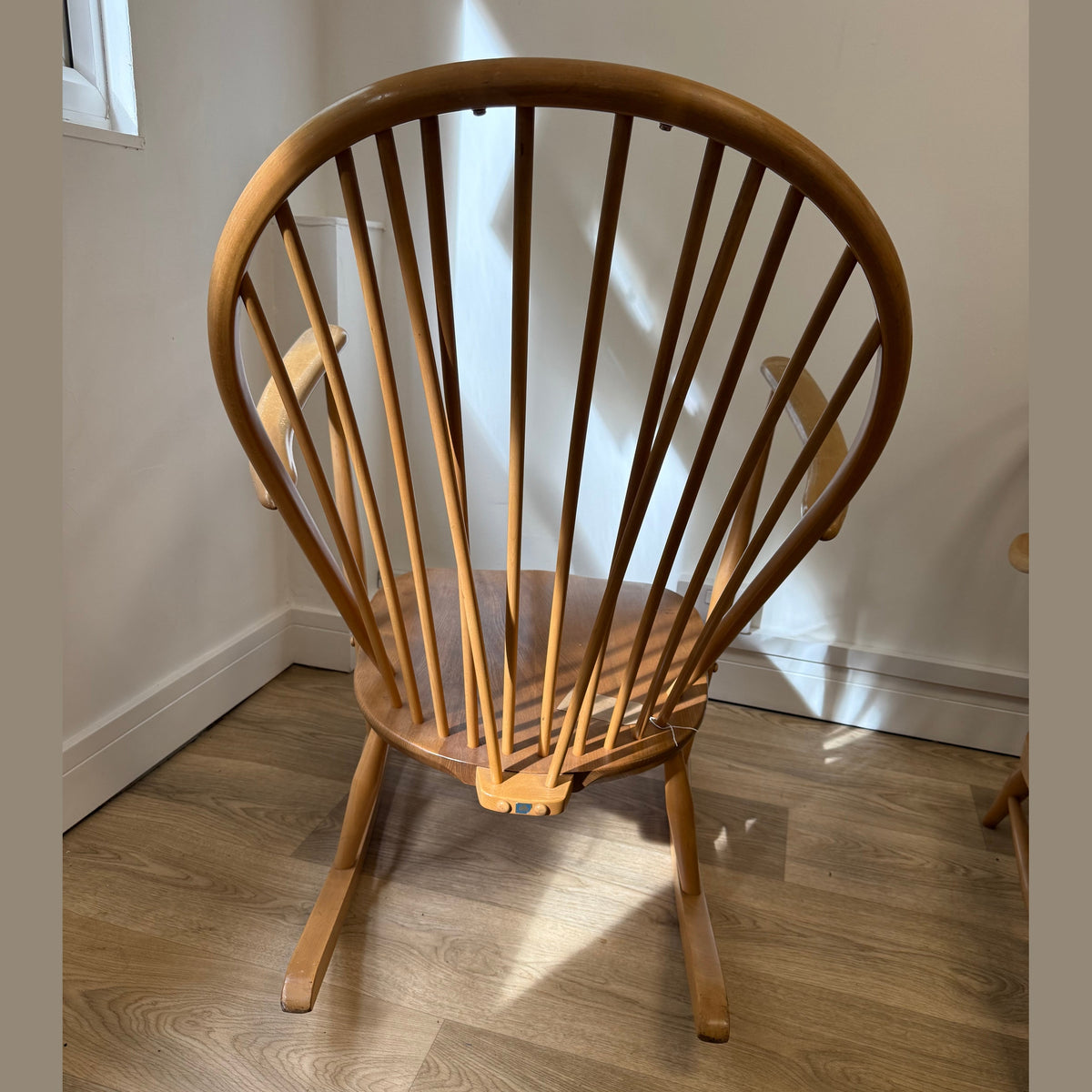 Vintage Ercol 315 Grandfather rocking chair.