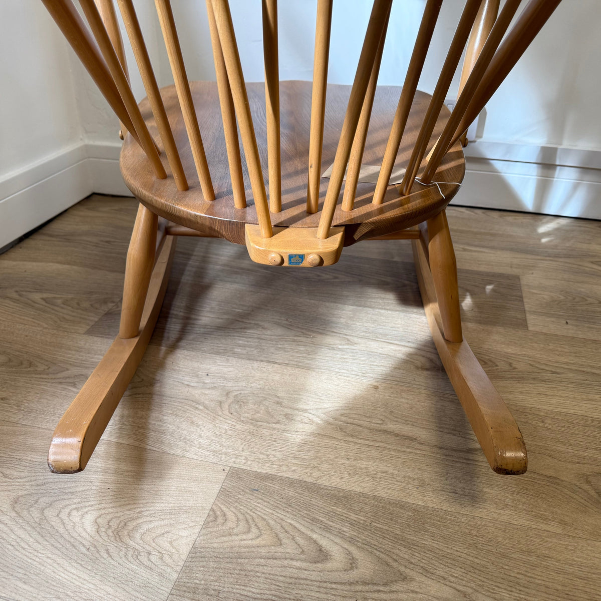 Vintage Ercol 315 Grandfather rocking chair.