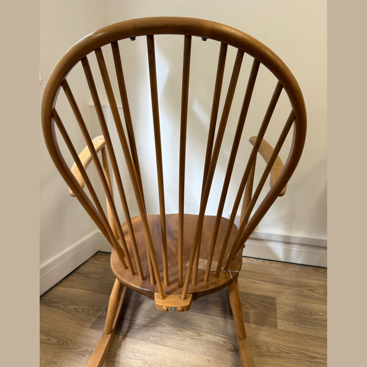 Vintage Ercol 315 Grandfather rocking chair.