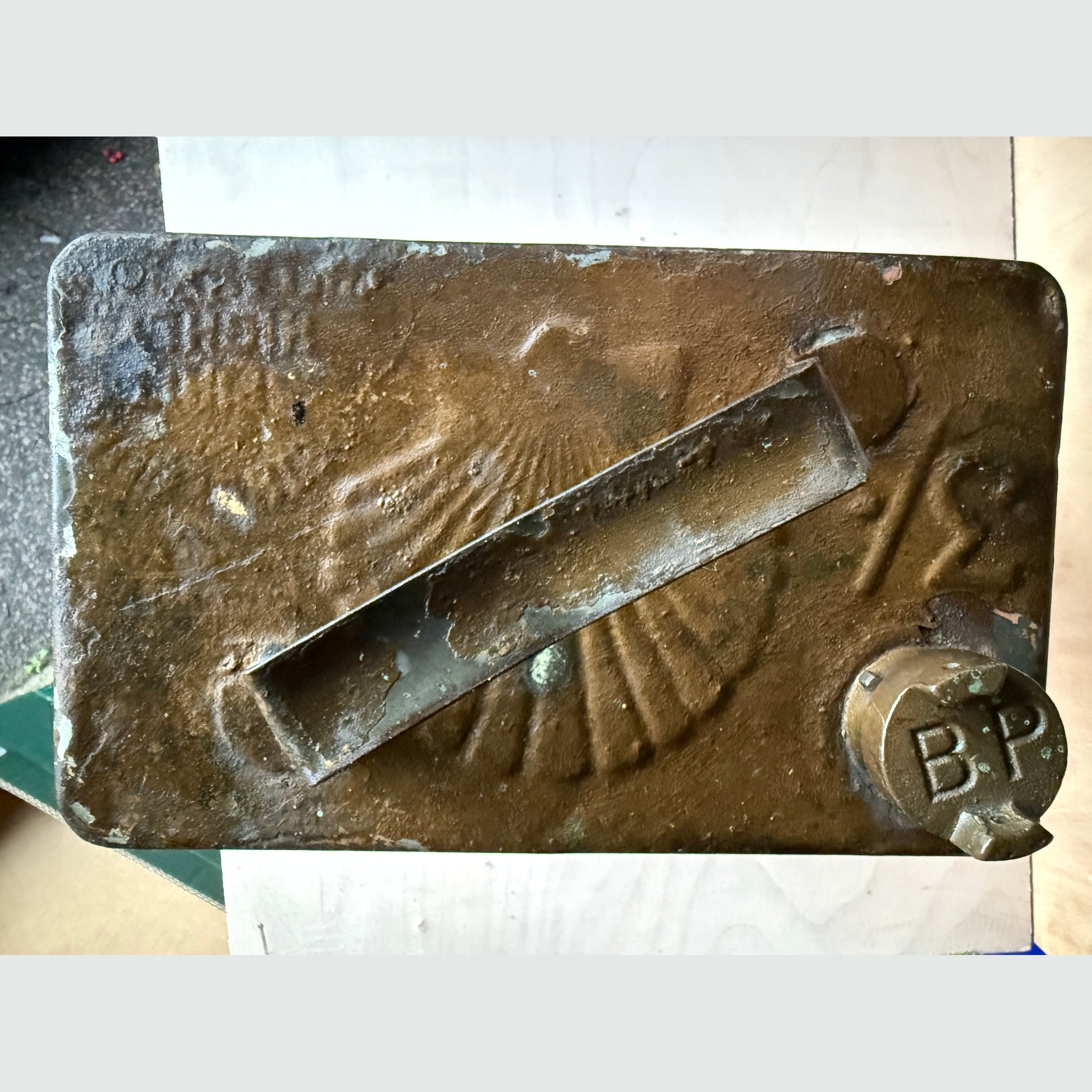 Vintage Shell Aviation fuel can