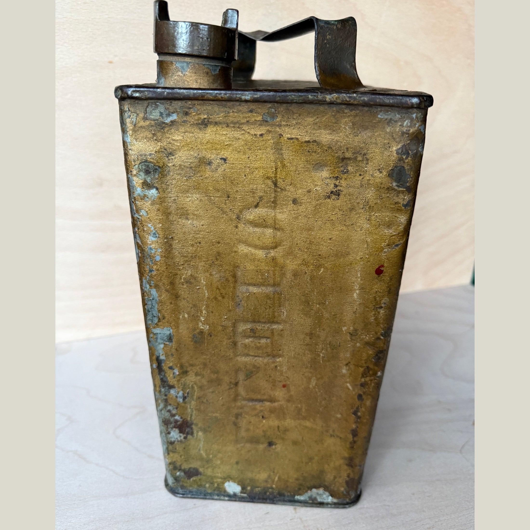 Vintage Shell Aviation fuel can